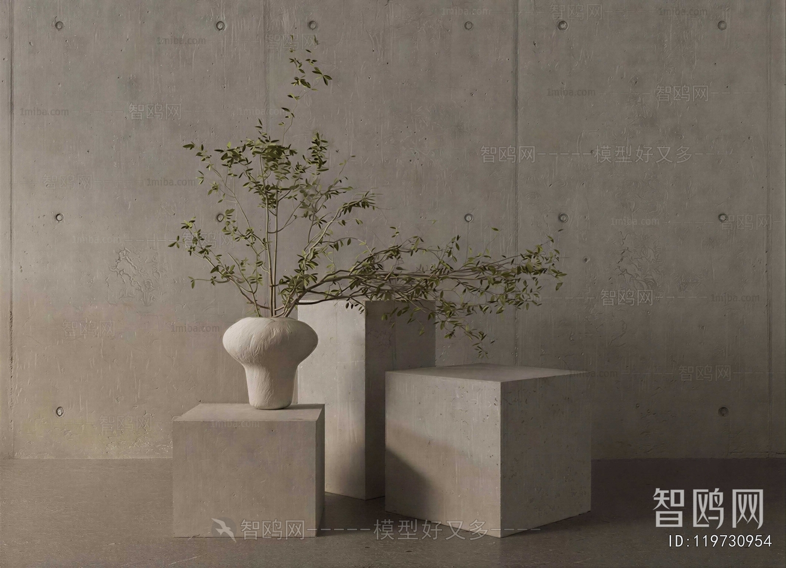 Modern Aquatic Green Plant