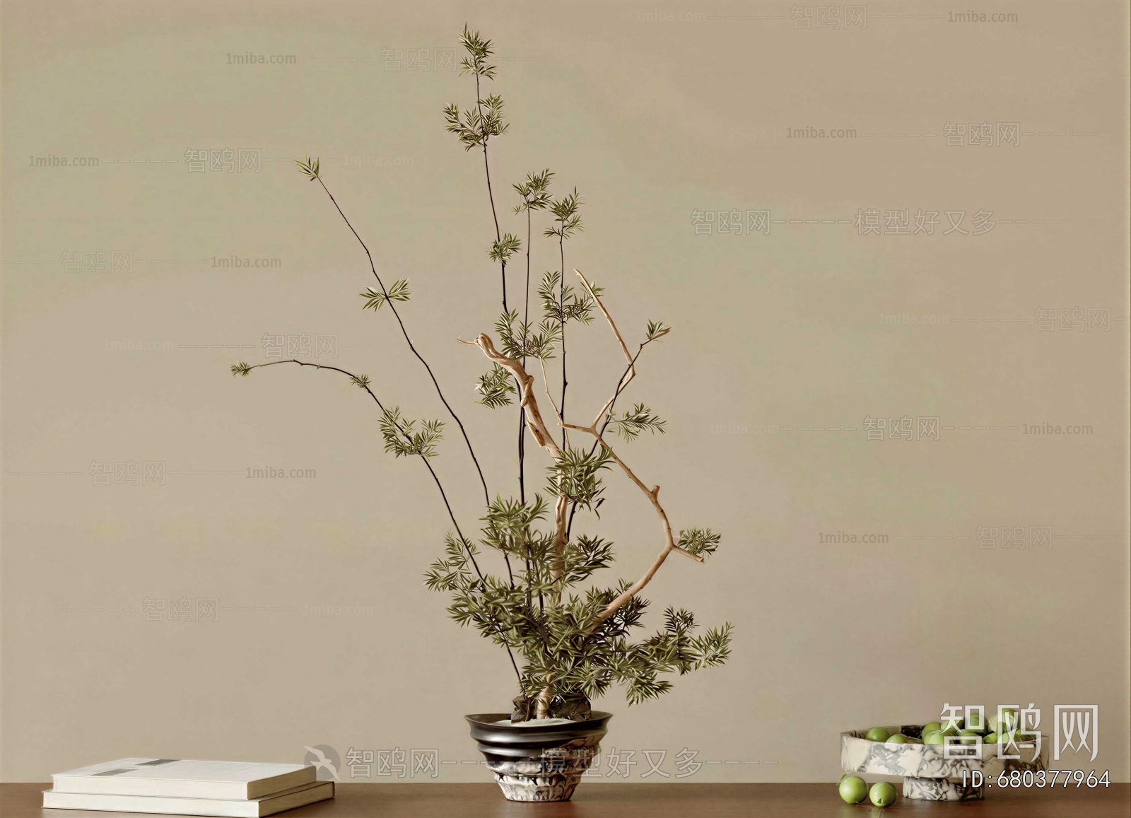 New Chinese Style Flower Arrangement