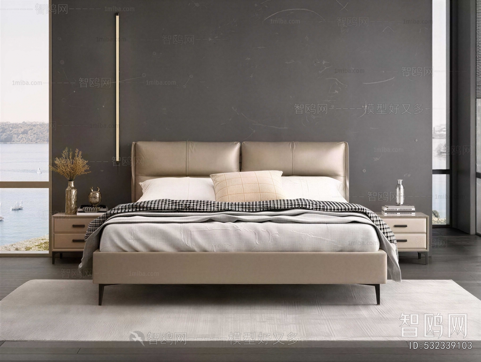 Modern Double Bed