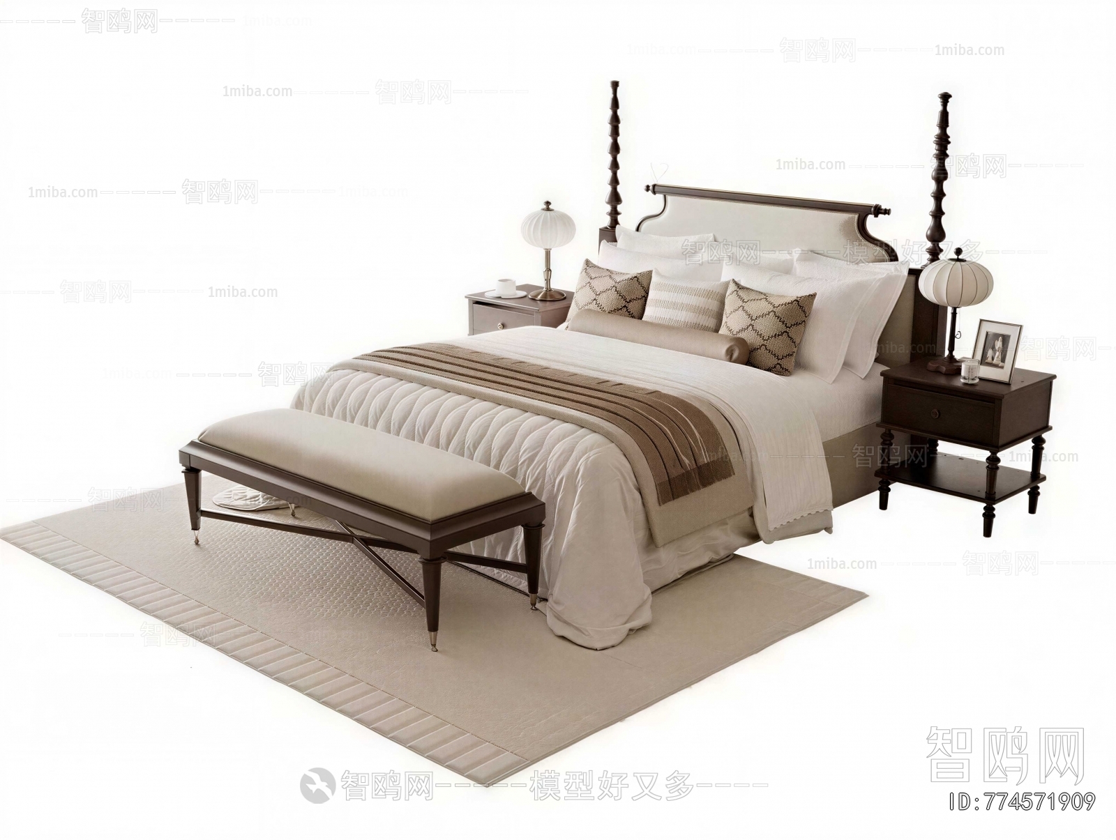 American Style Double Bed