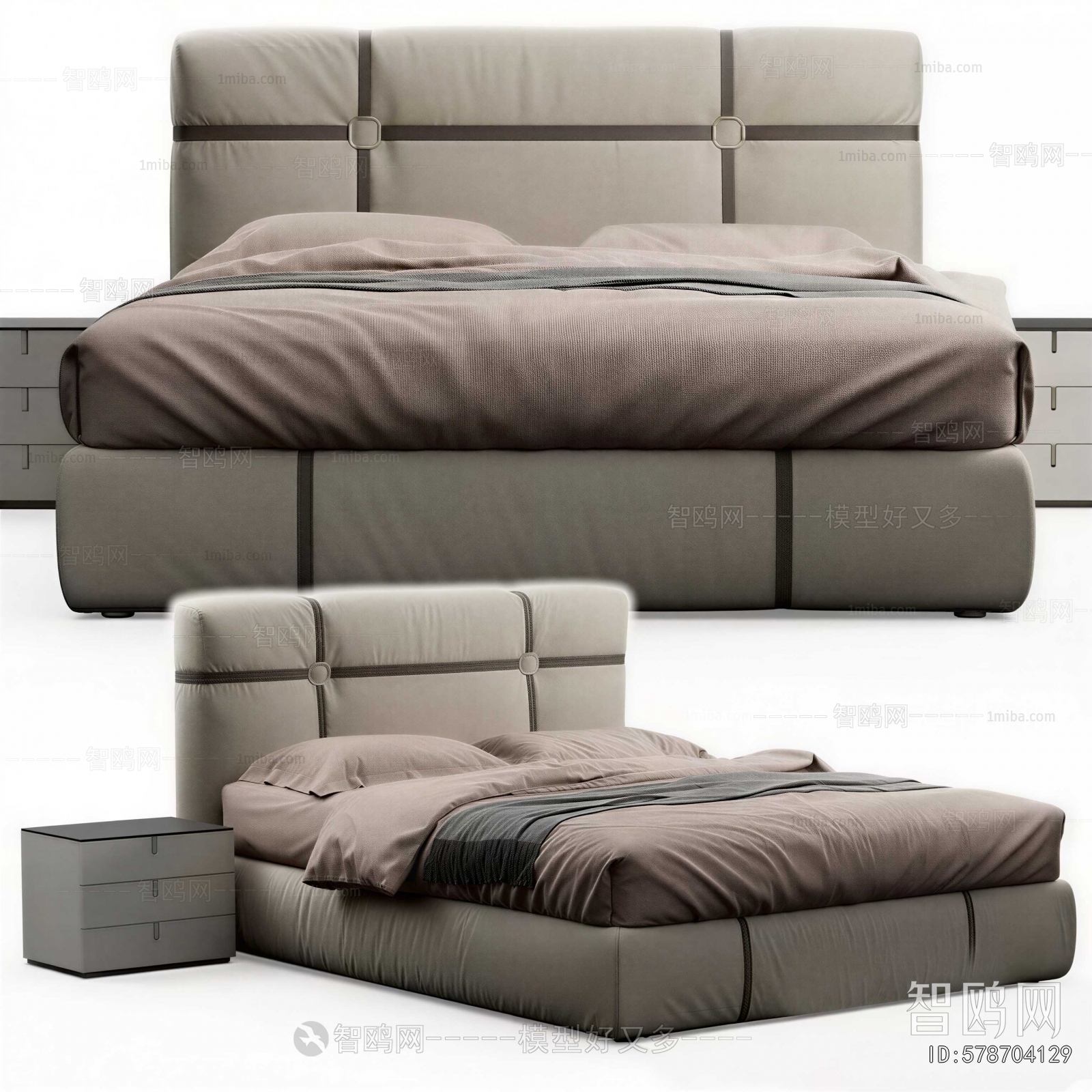 Modern Double Bed