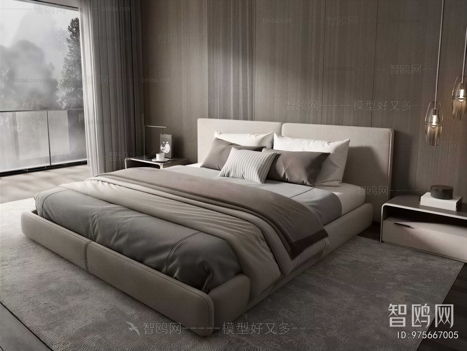 Modern Double Bed