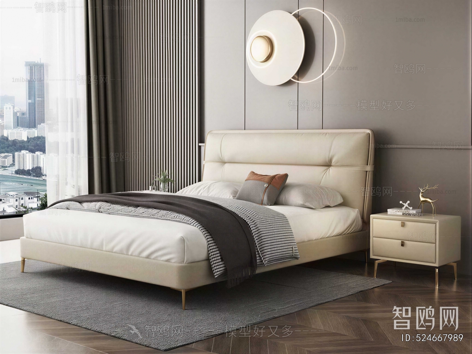 Modern Double Bed