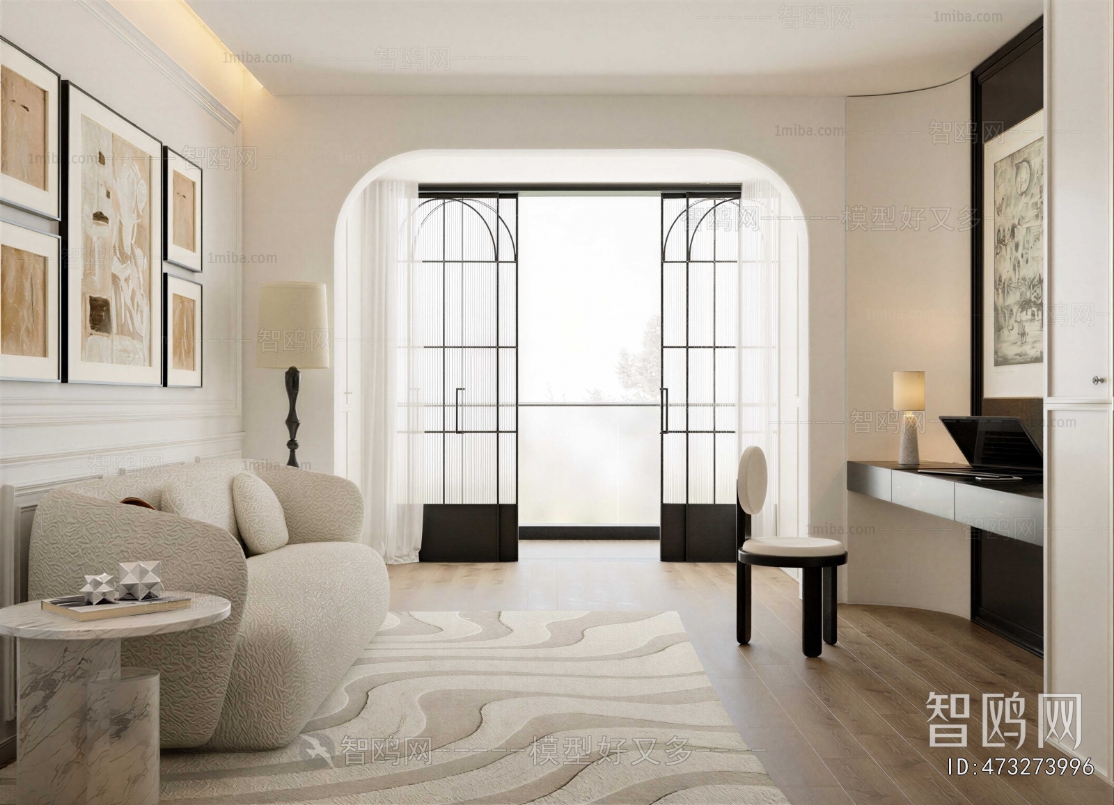 French Style Study Space