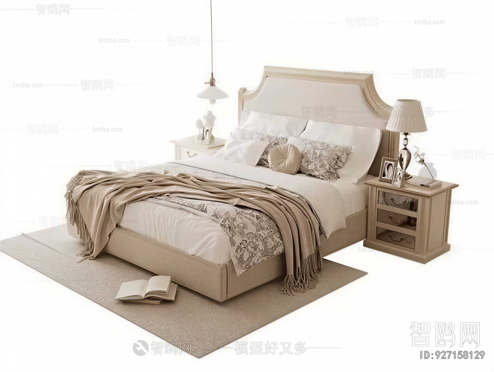 French Style Double Bed