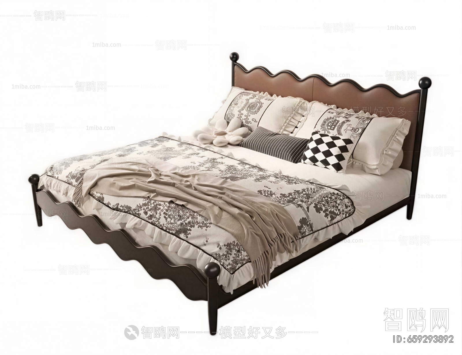 French Style Double Bed