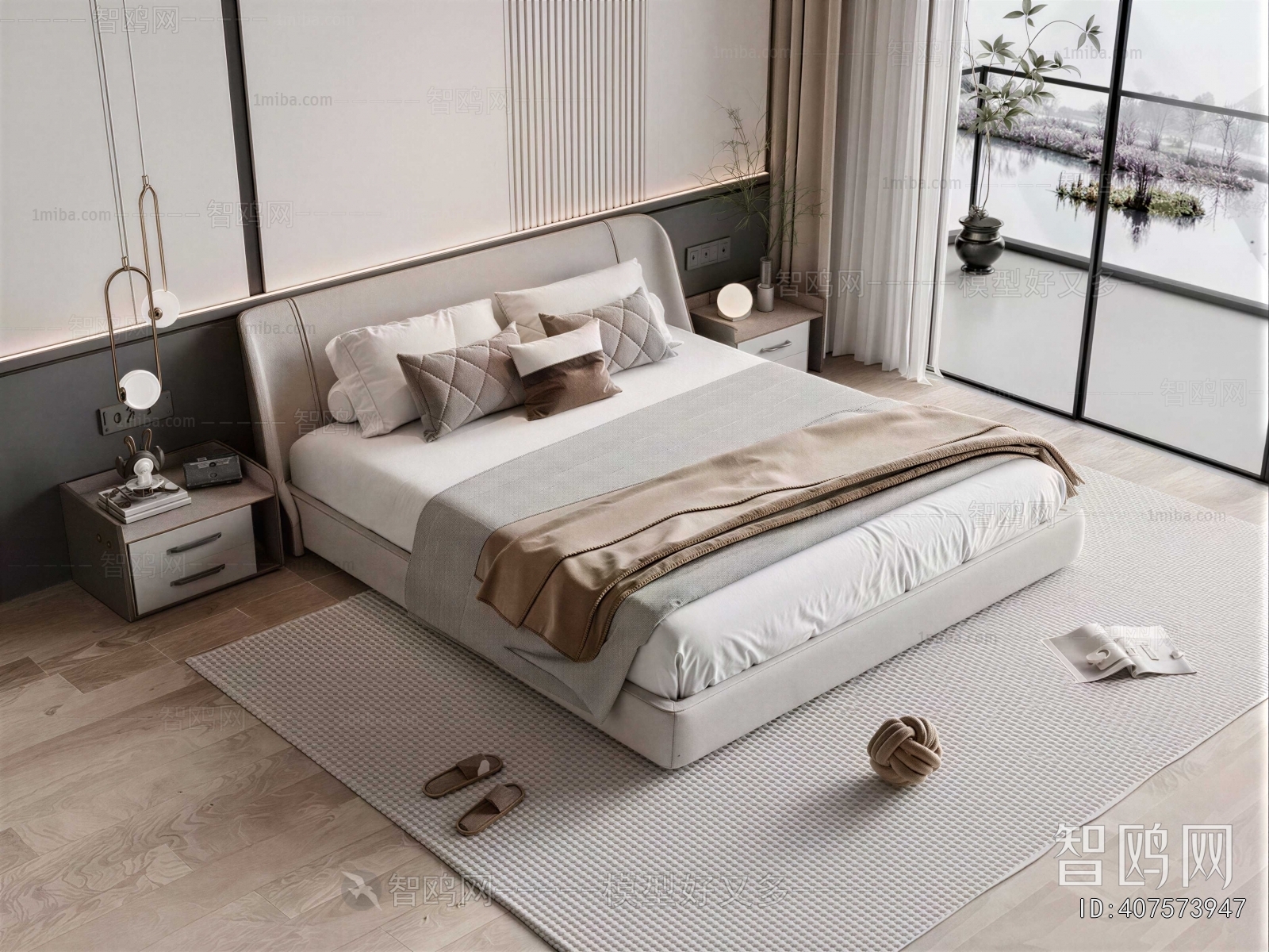 Modern Double Bed
