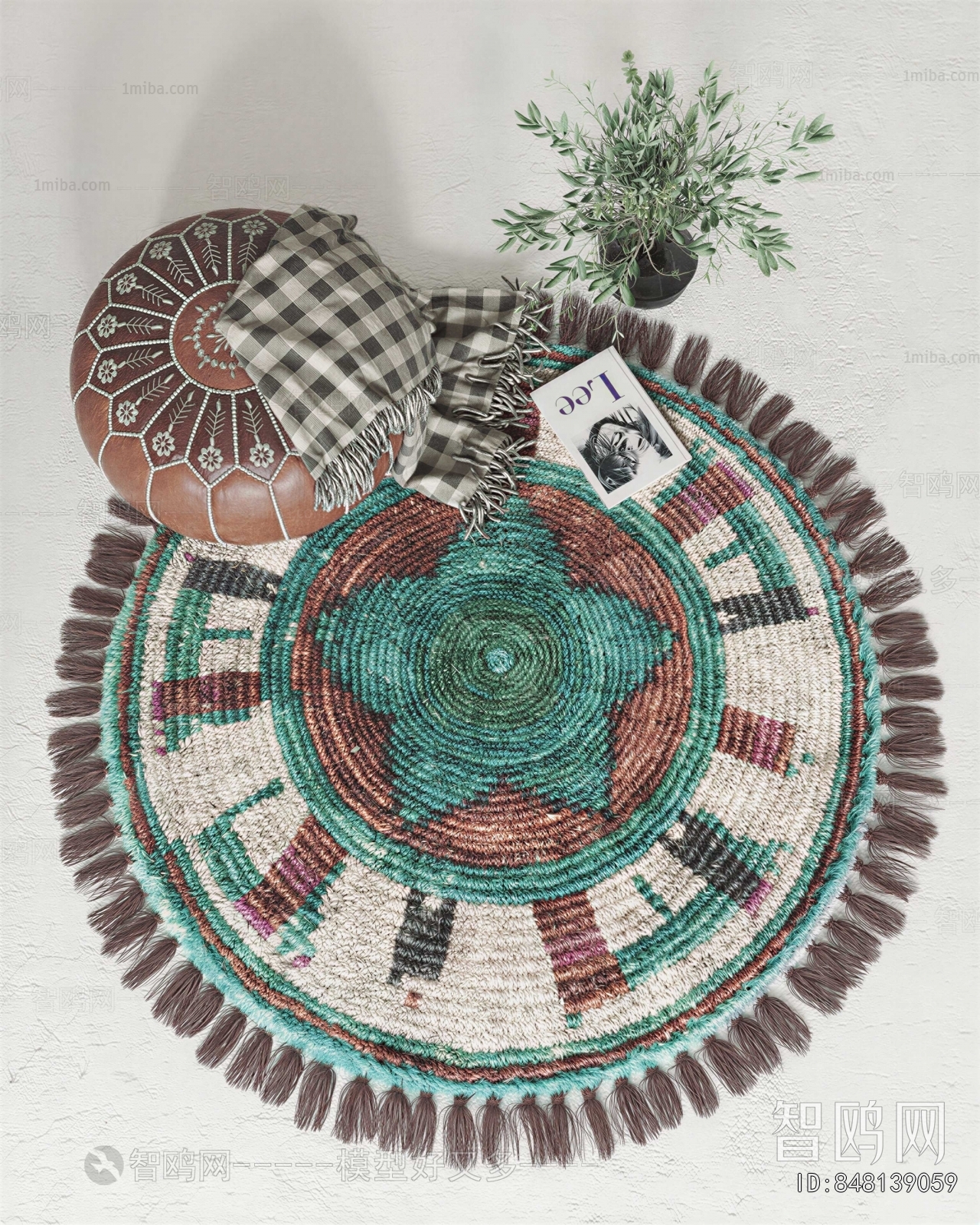 Nordic Style Circular Carpet