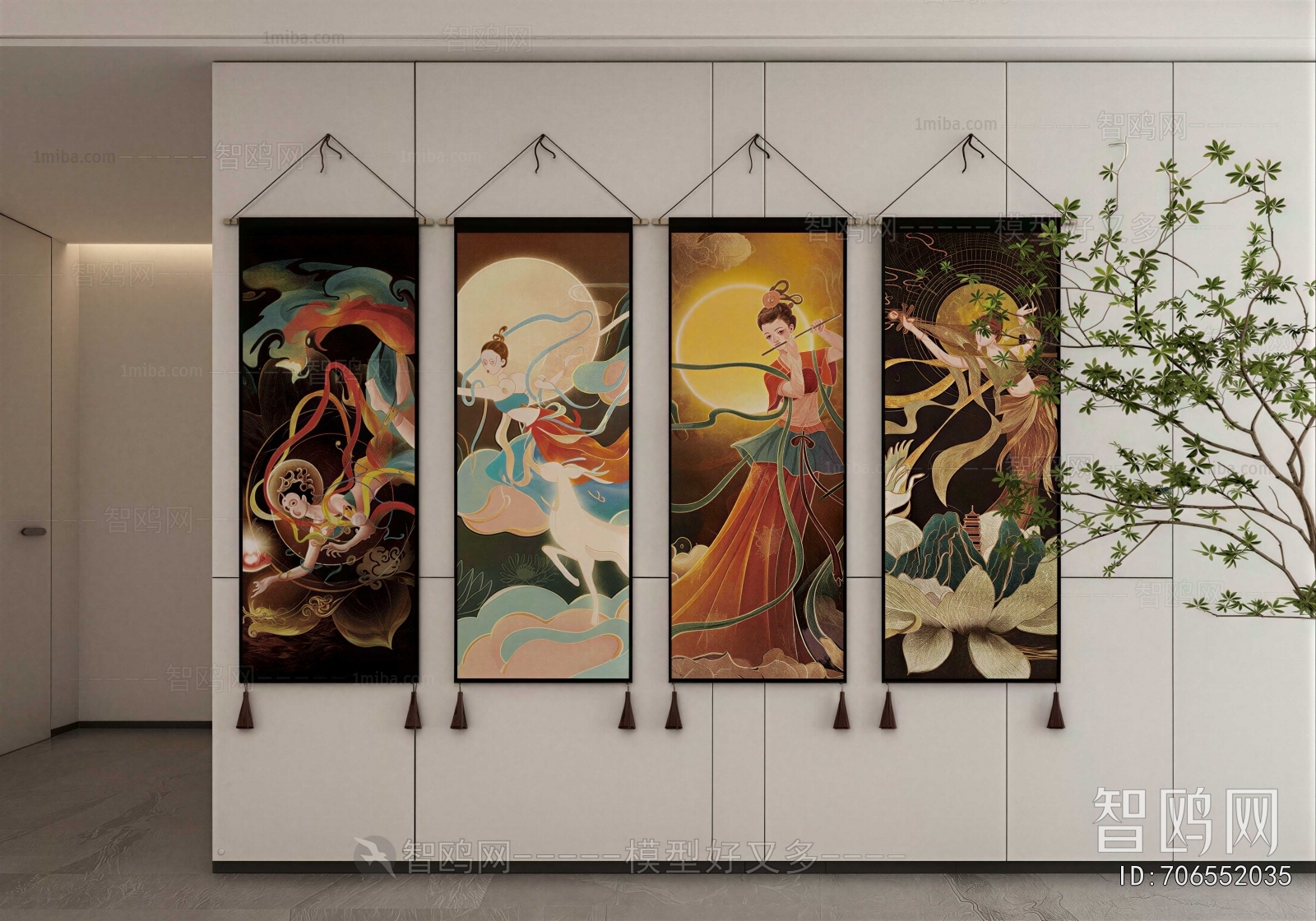 New Chinese Style Painting