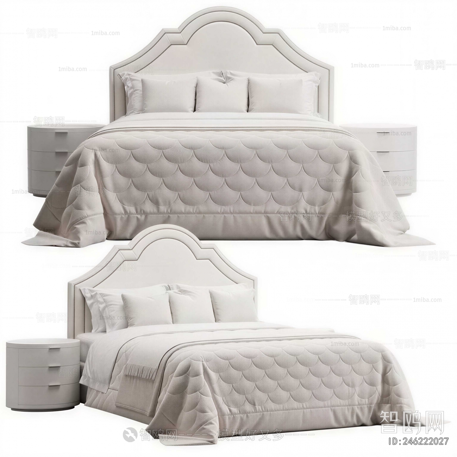 French Style Double Bed