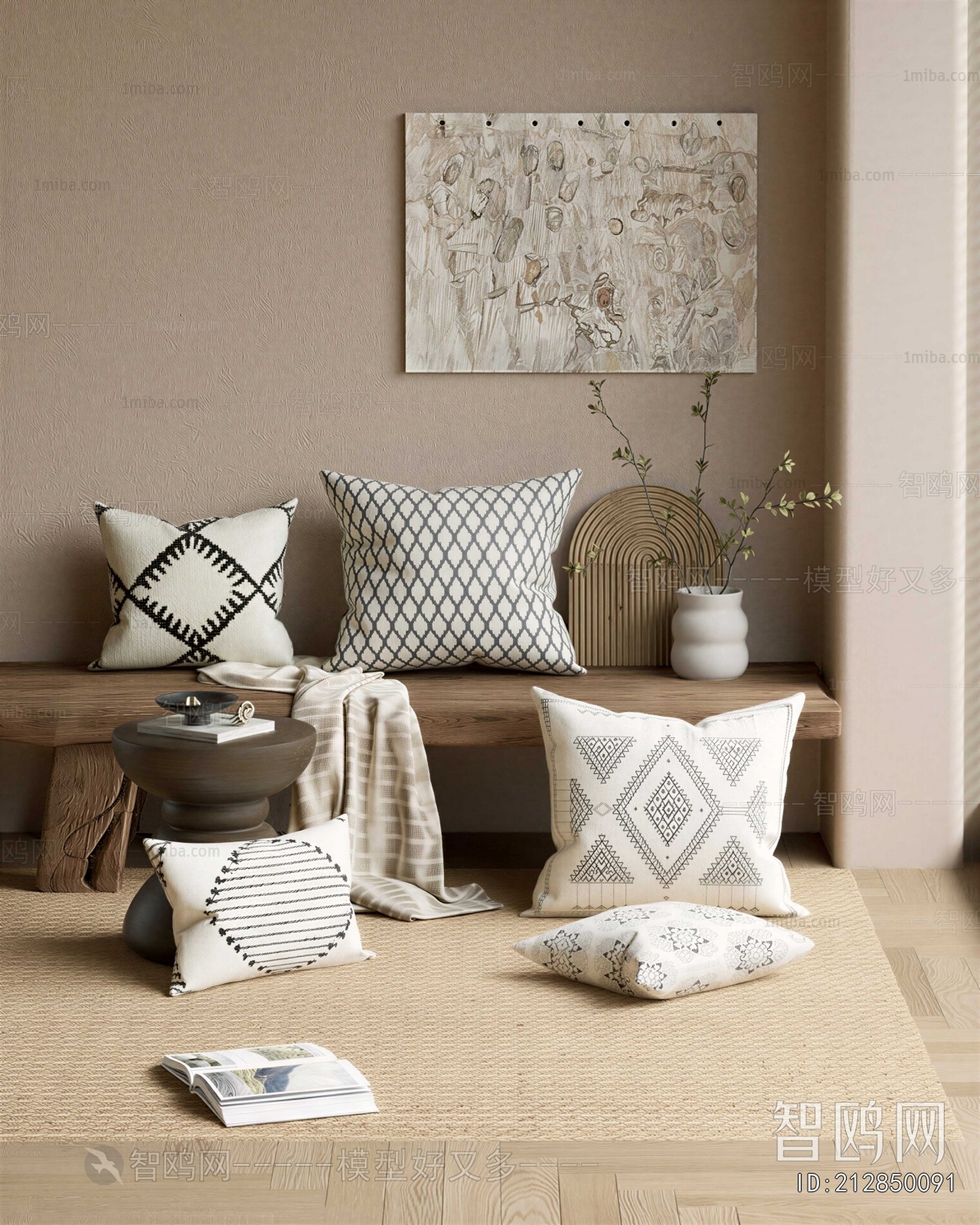 Wabi-sabi Style Pillow