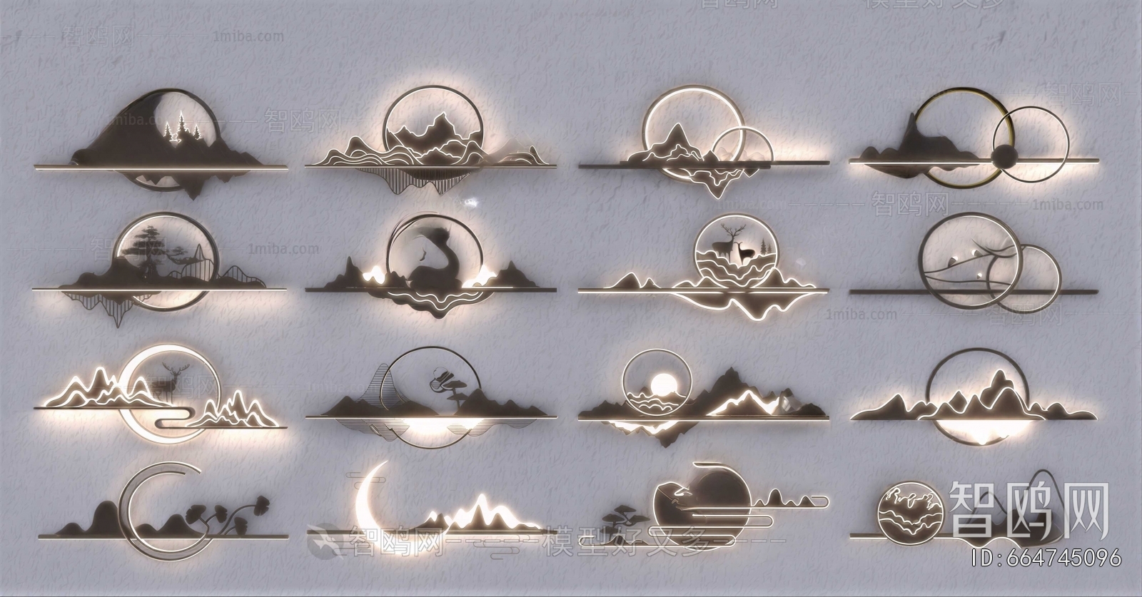 New Chinese Style Wall Lamp