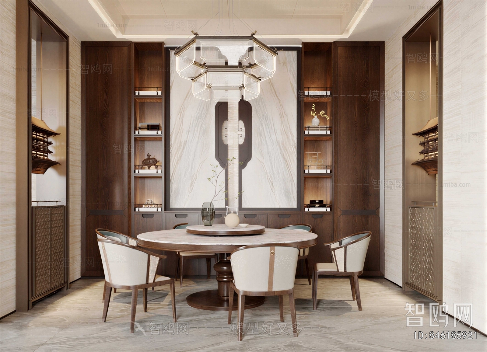 New Chinese Style Dining Room