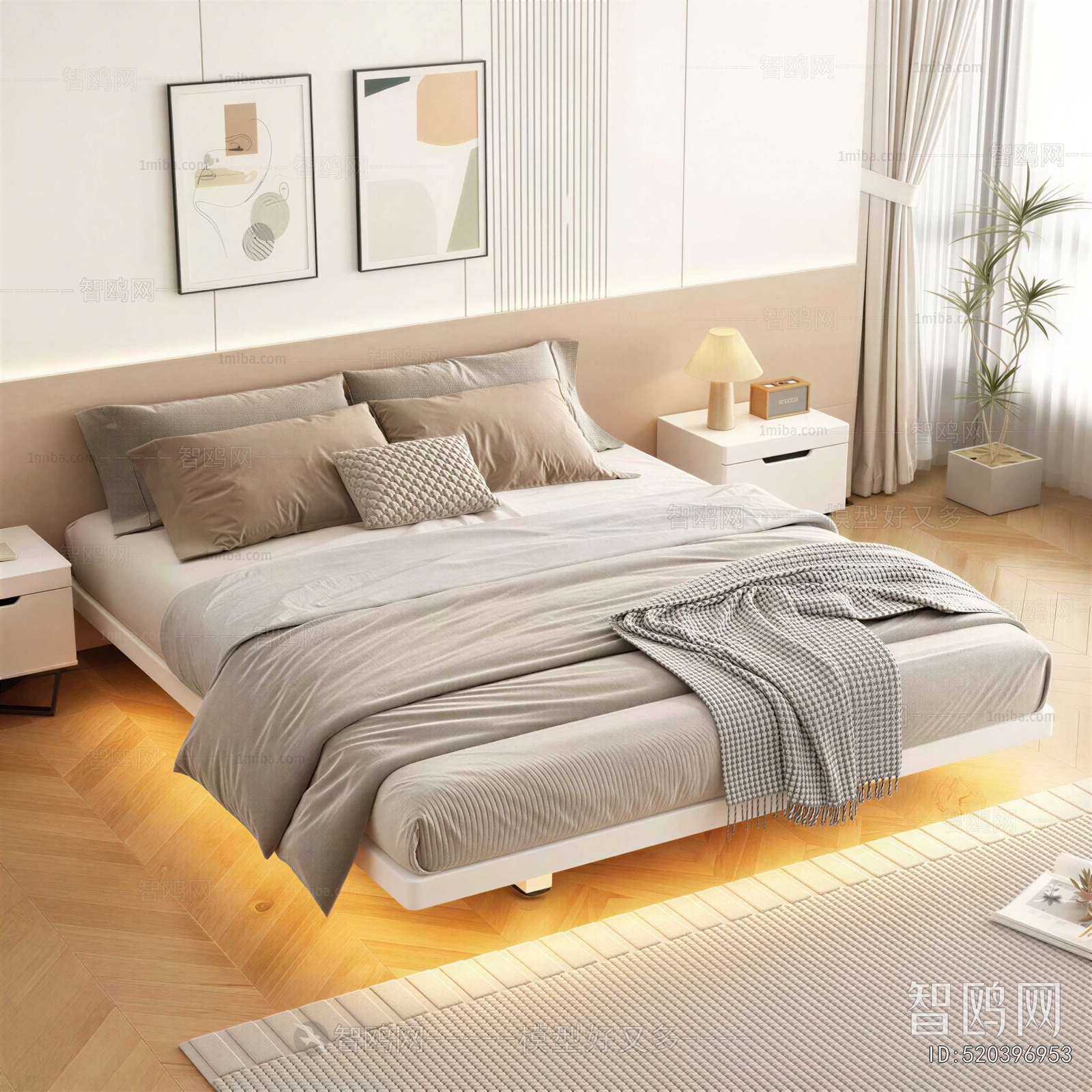 Modern Double Bed