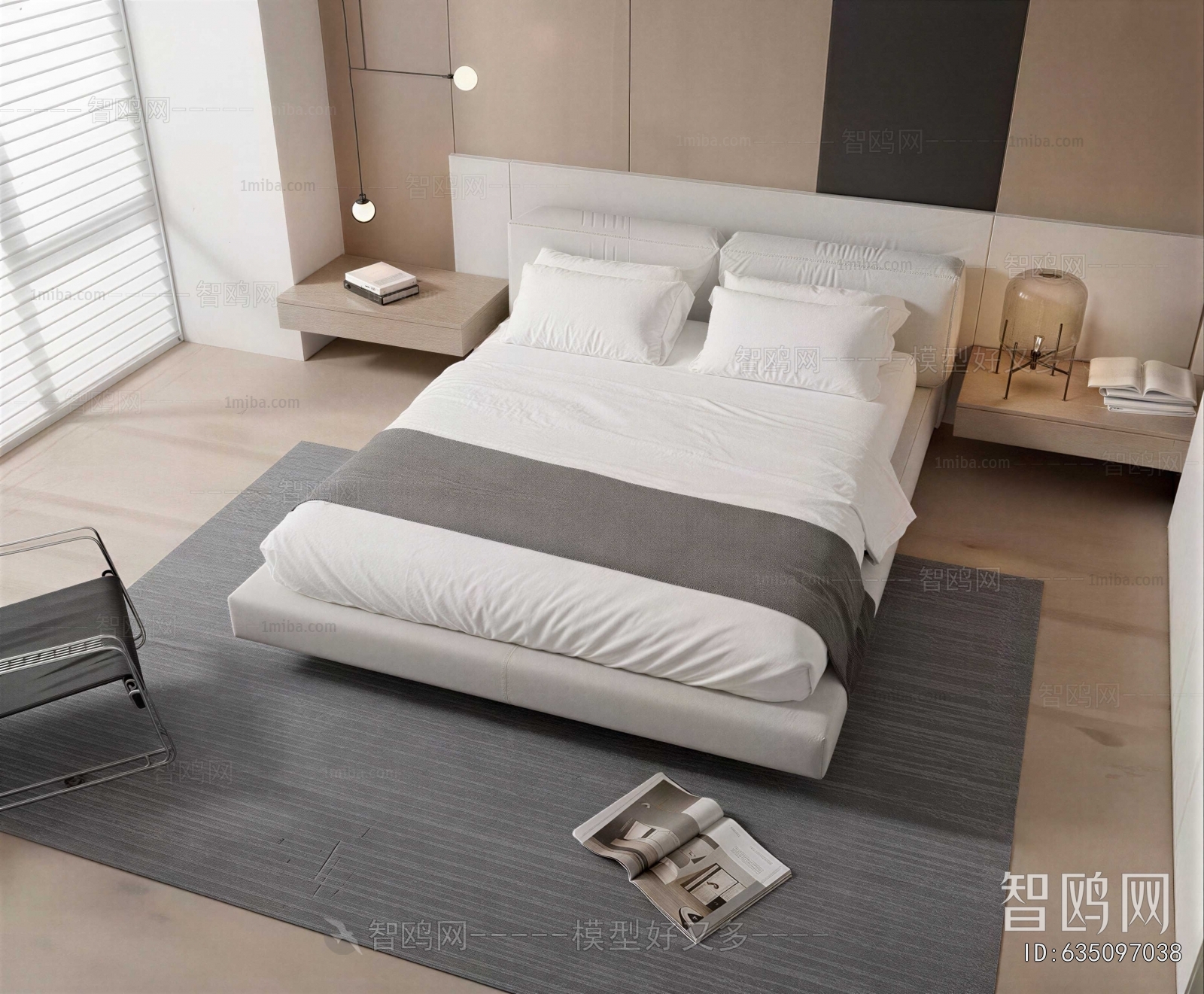 Modern Double Bed
