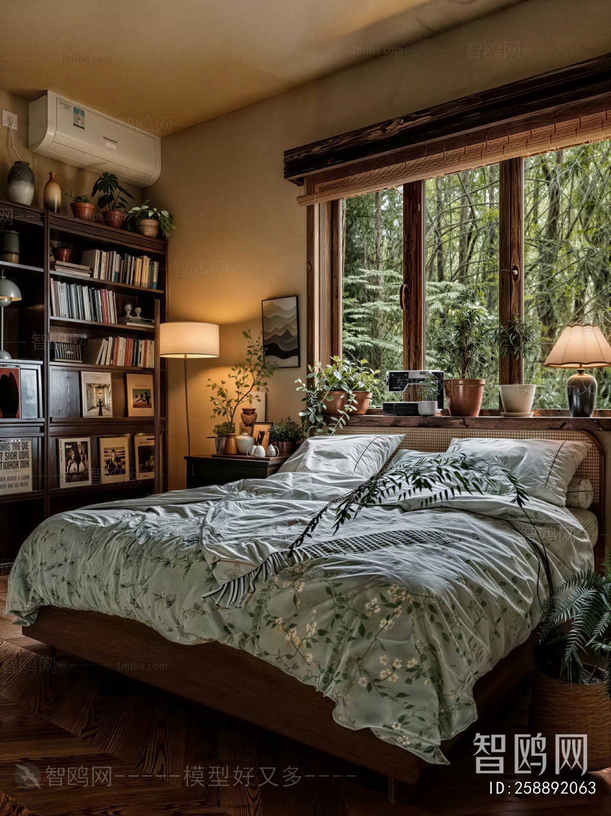 Wabi-sabi Style Bedroom
