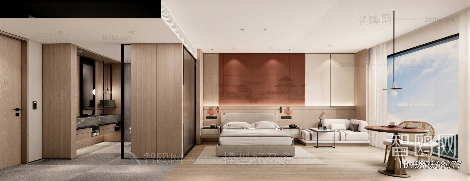 New Chinese Style Guest Room