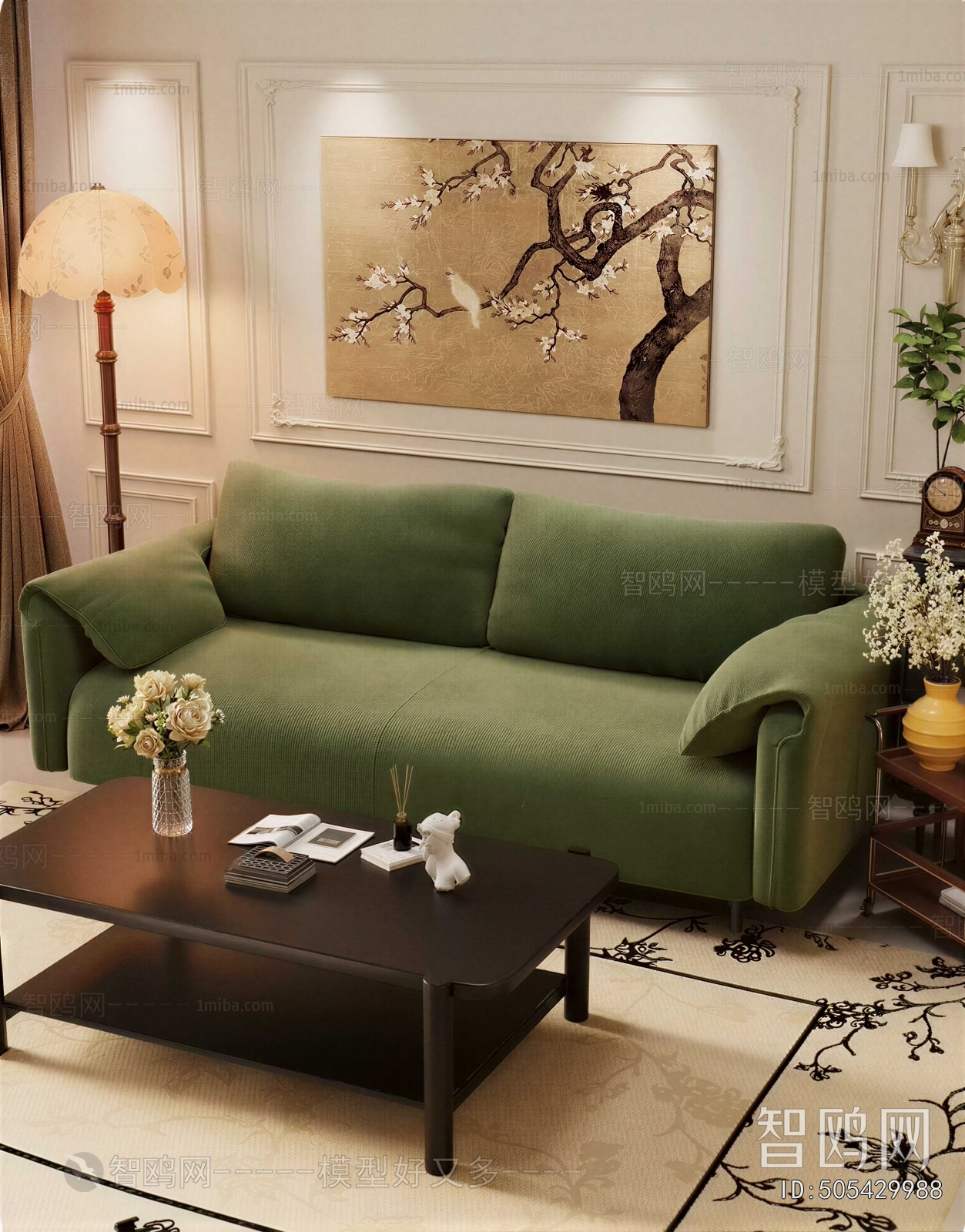 New Chinese Style Sofa Combination