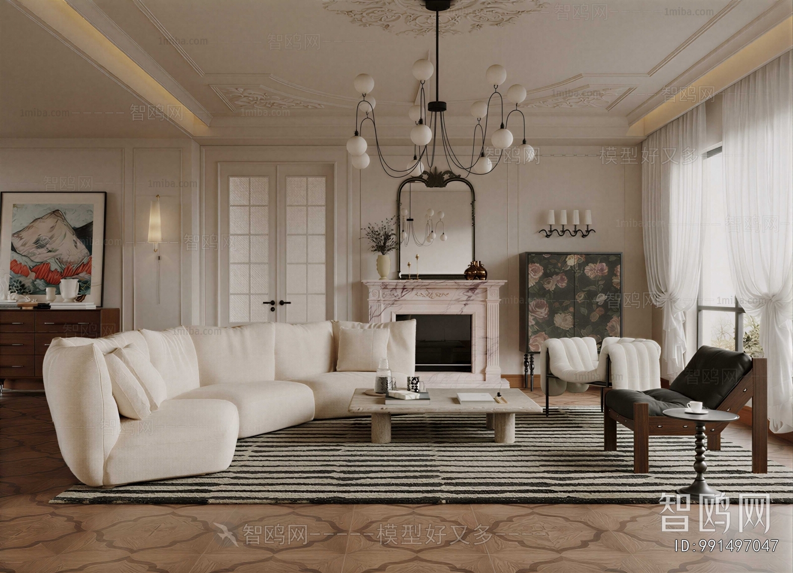 French Style A Living Room