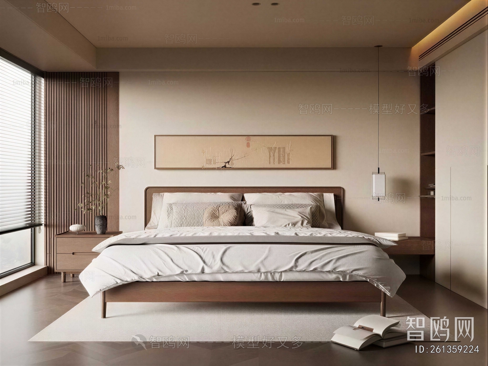 New Chinese Style Bedroom