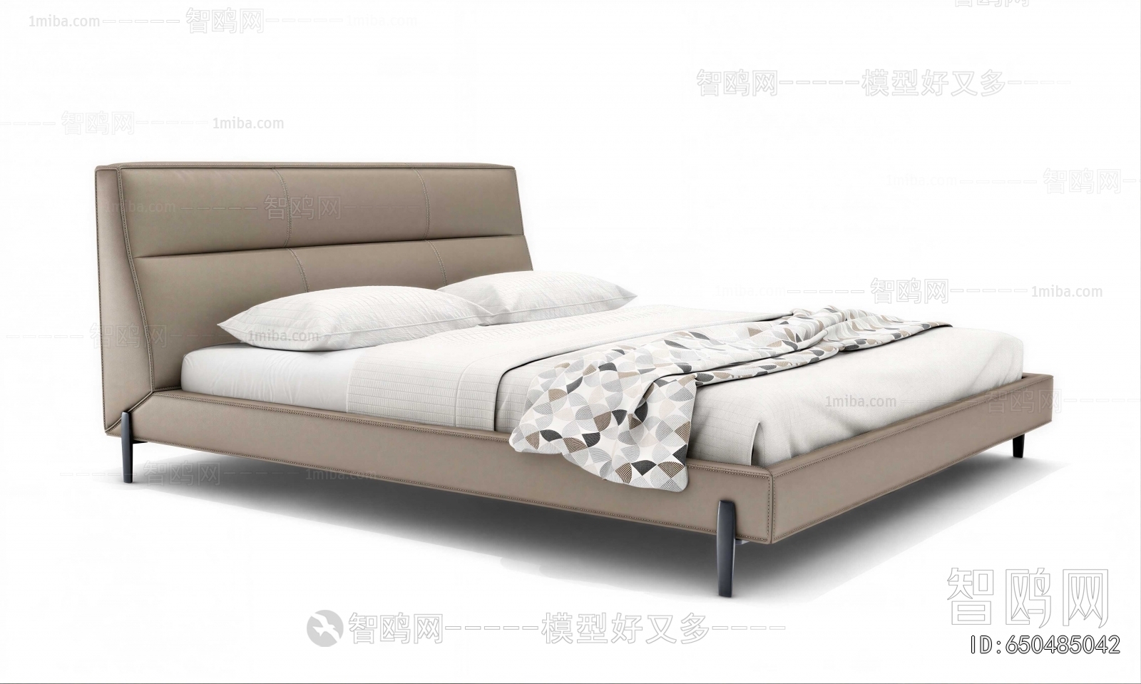 Nordic Style Double Bed
