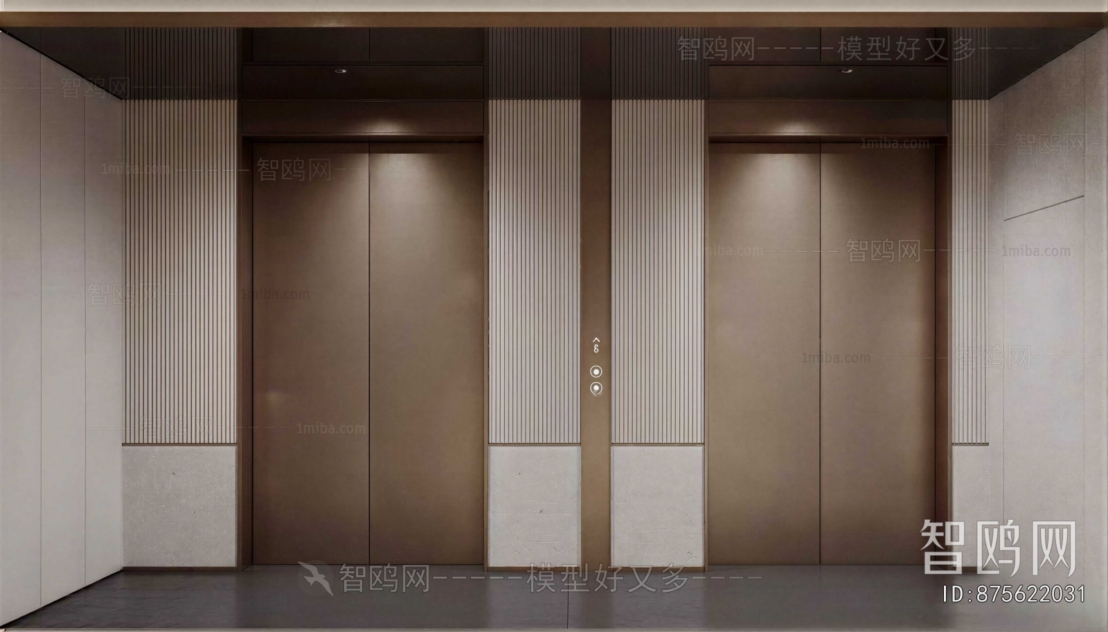 Modern Office Elevator Hall