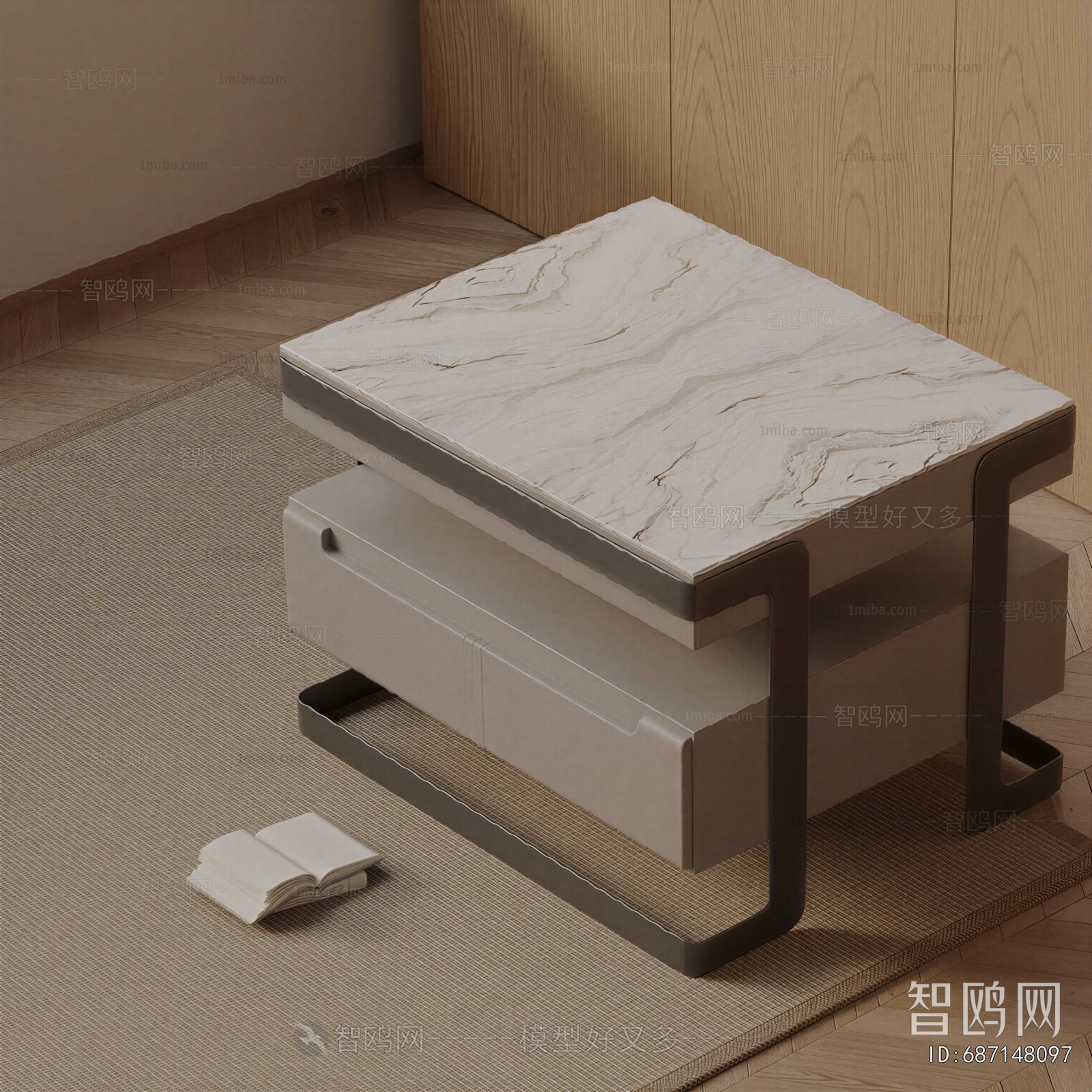 Modern Bedside Cupboard