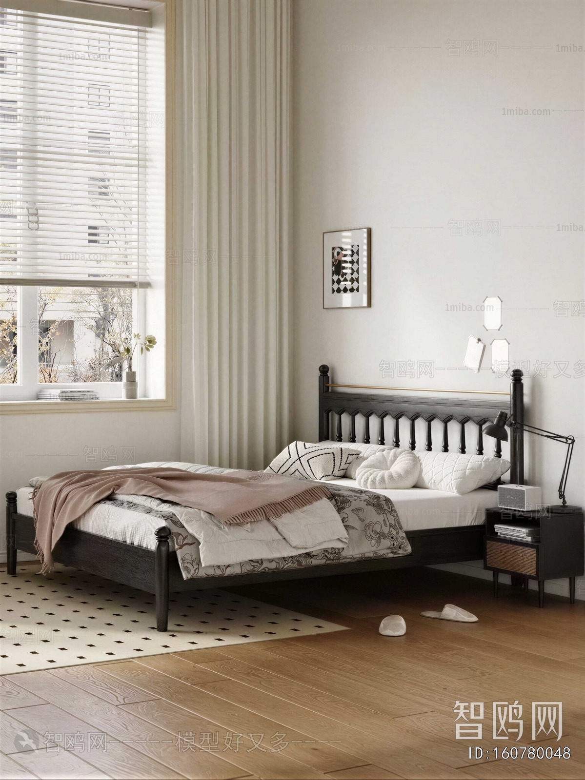 French Style Double Bed