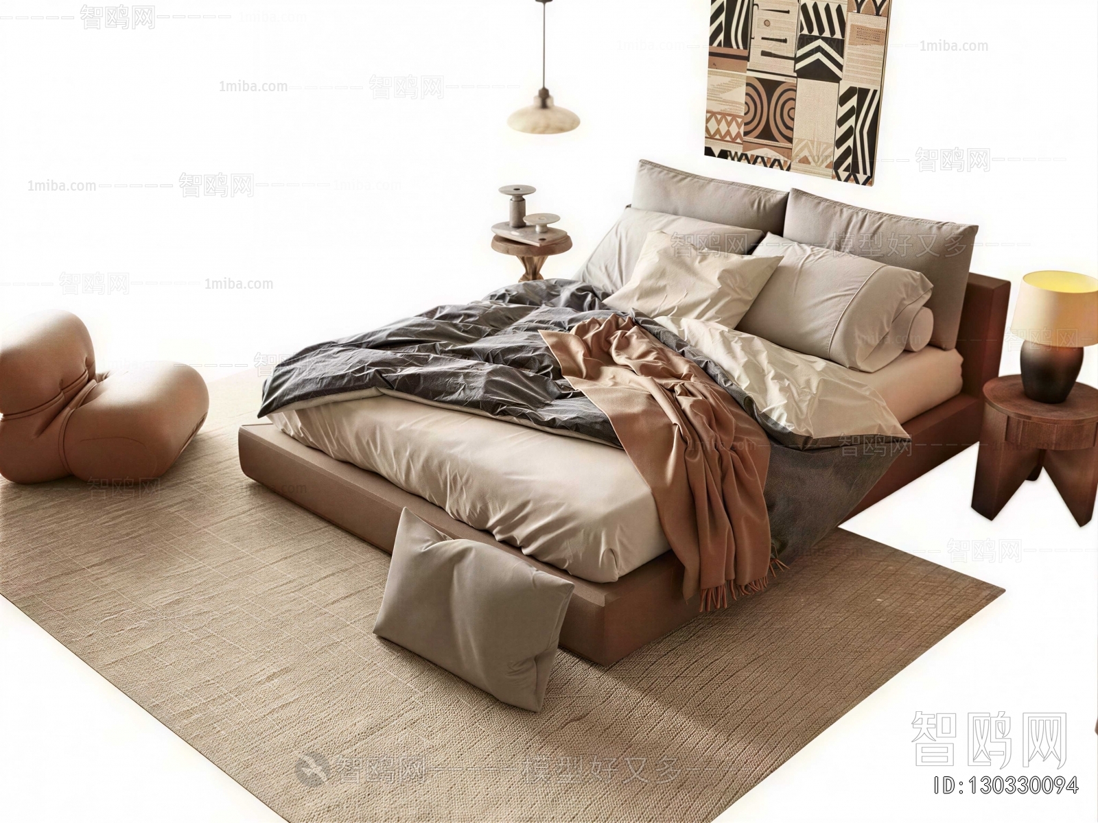 Modern Double Bed