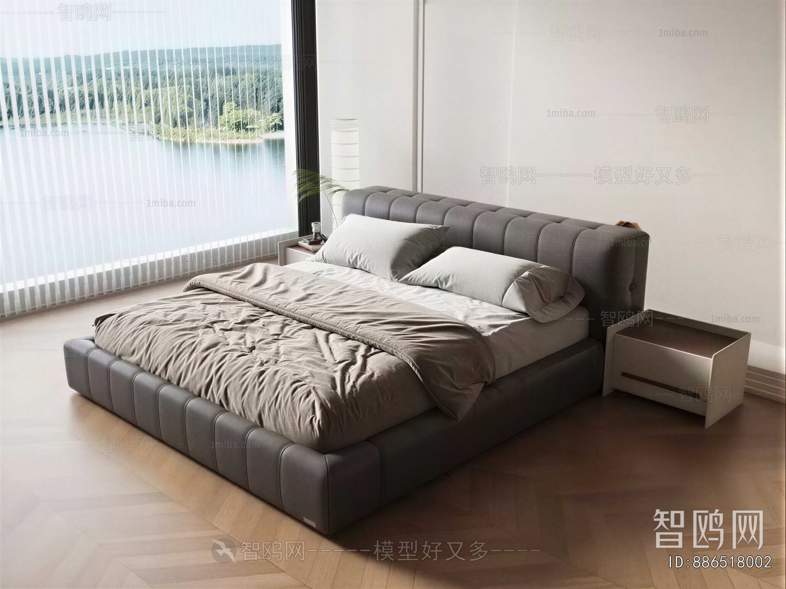Modern Double Bed