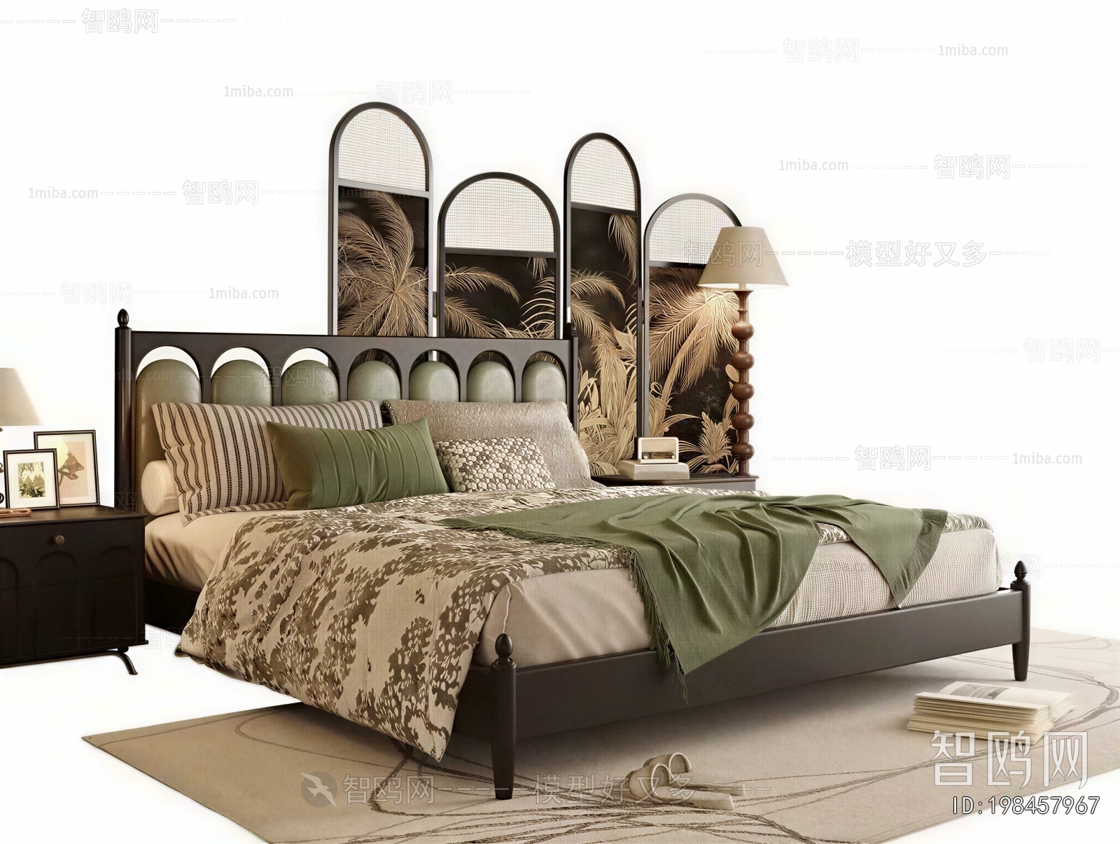 French Style Double Bed