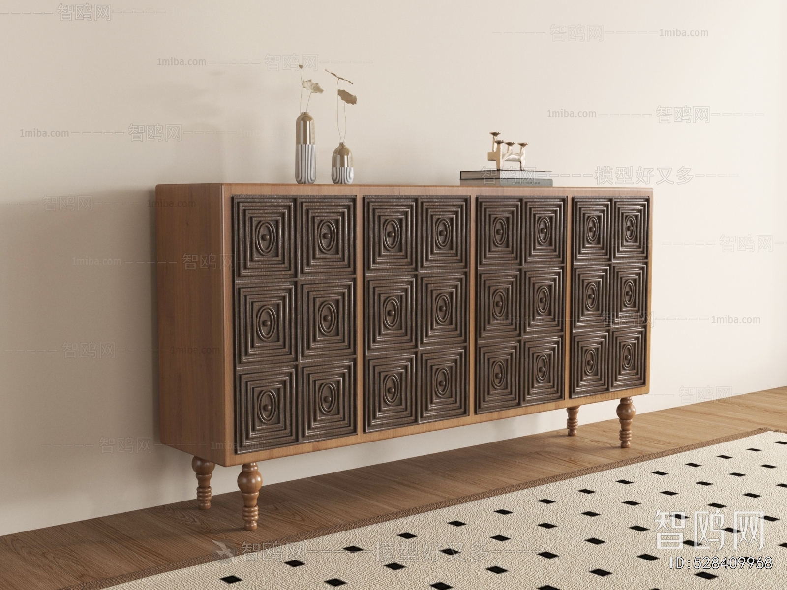 French Style Entrance Cabinet