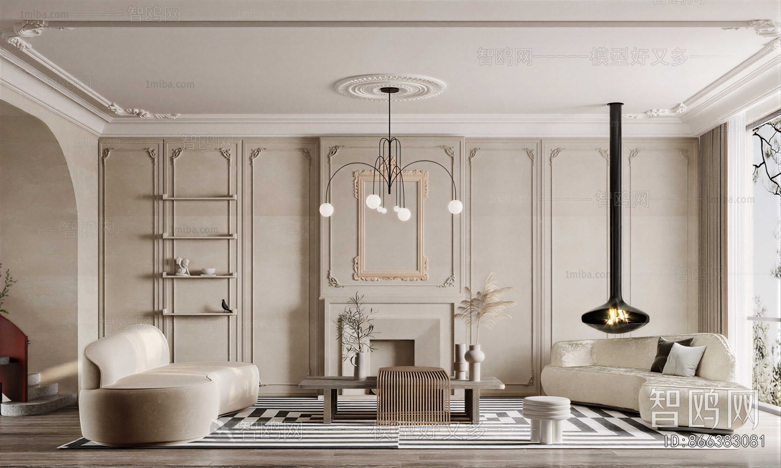 French Style A Living Room