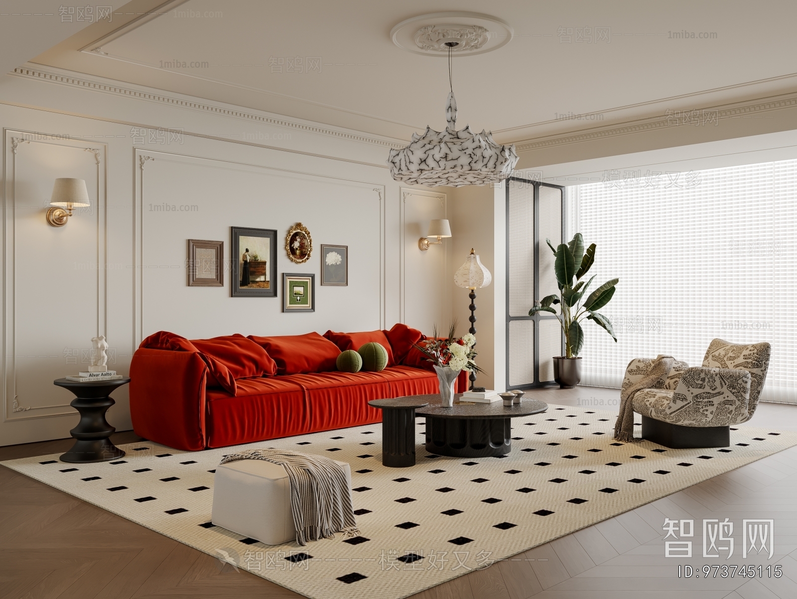 French Style A Living Room