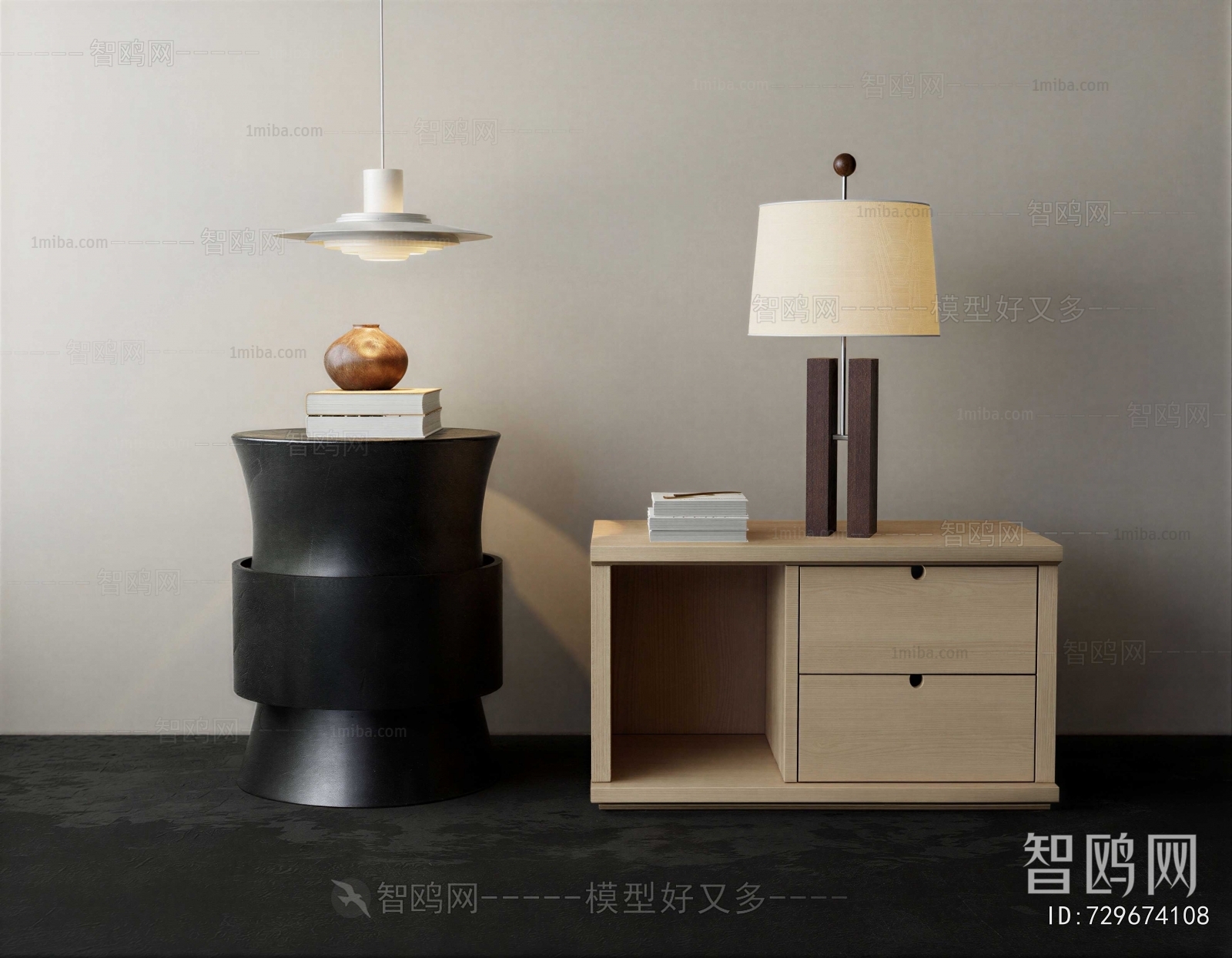 Modern Bedside Cupboard