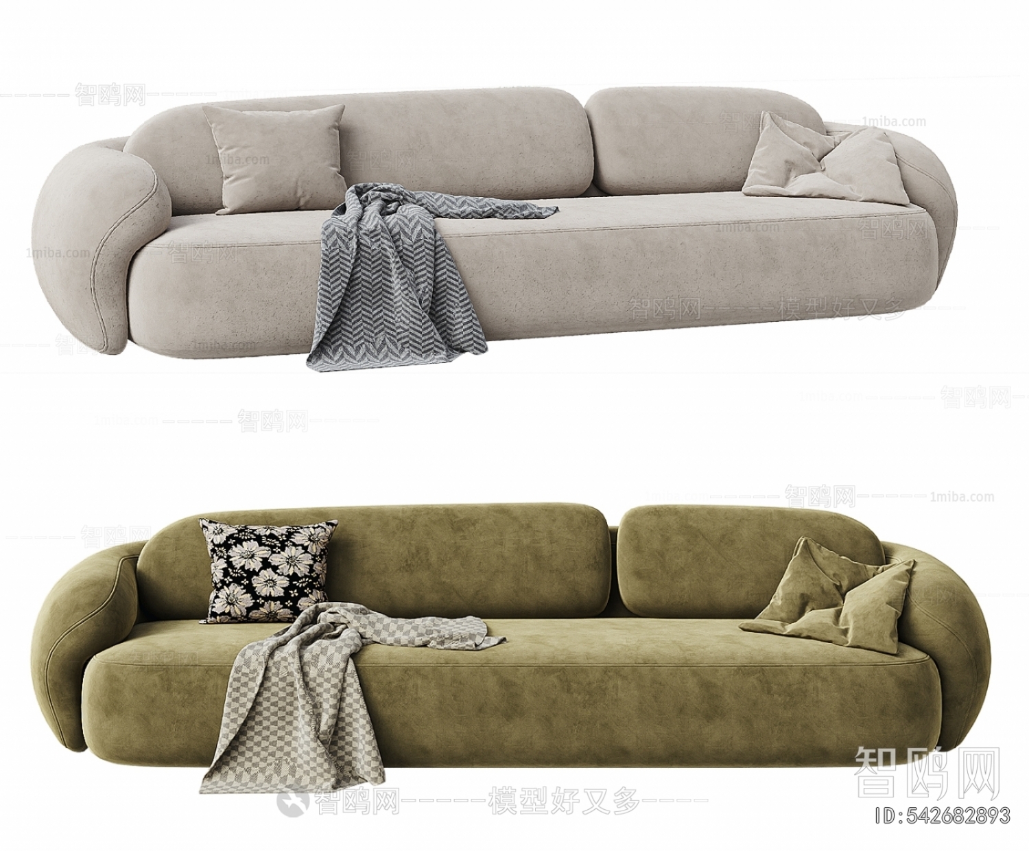 Modern Three-seat Sofa