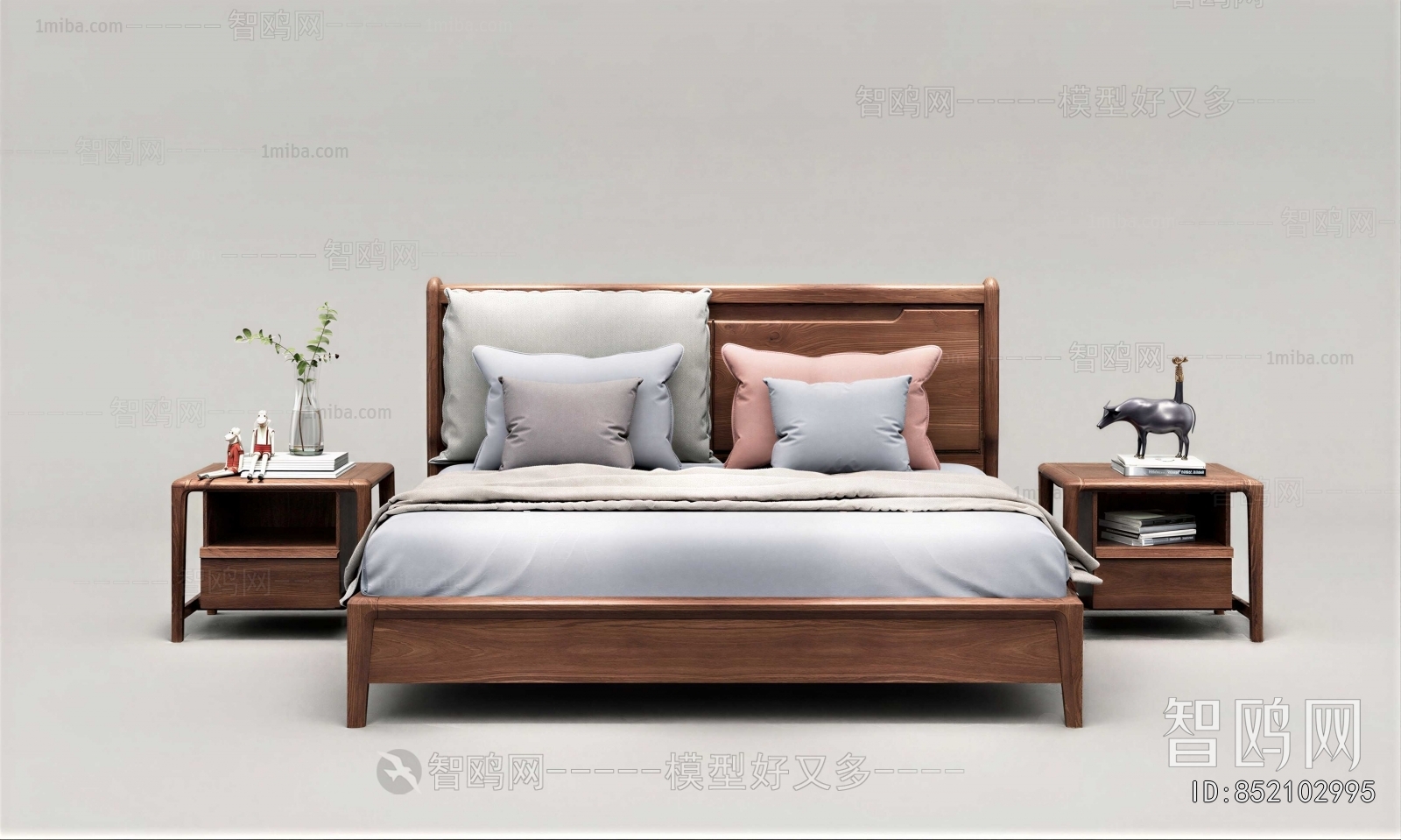 Nordic Style Double Bed