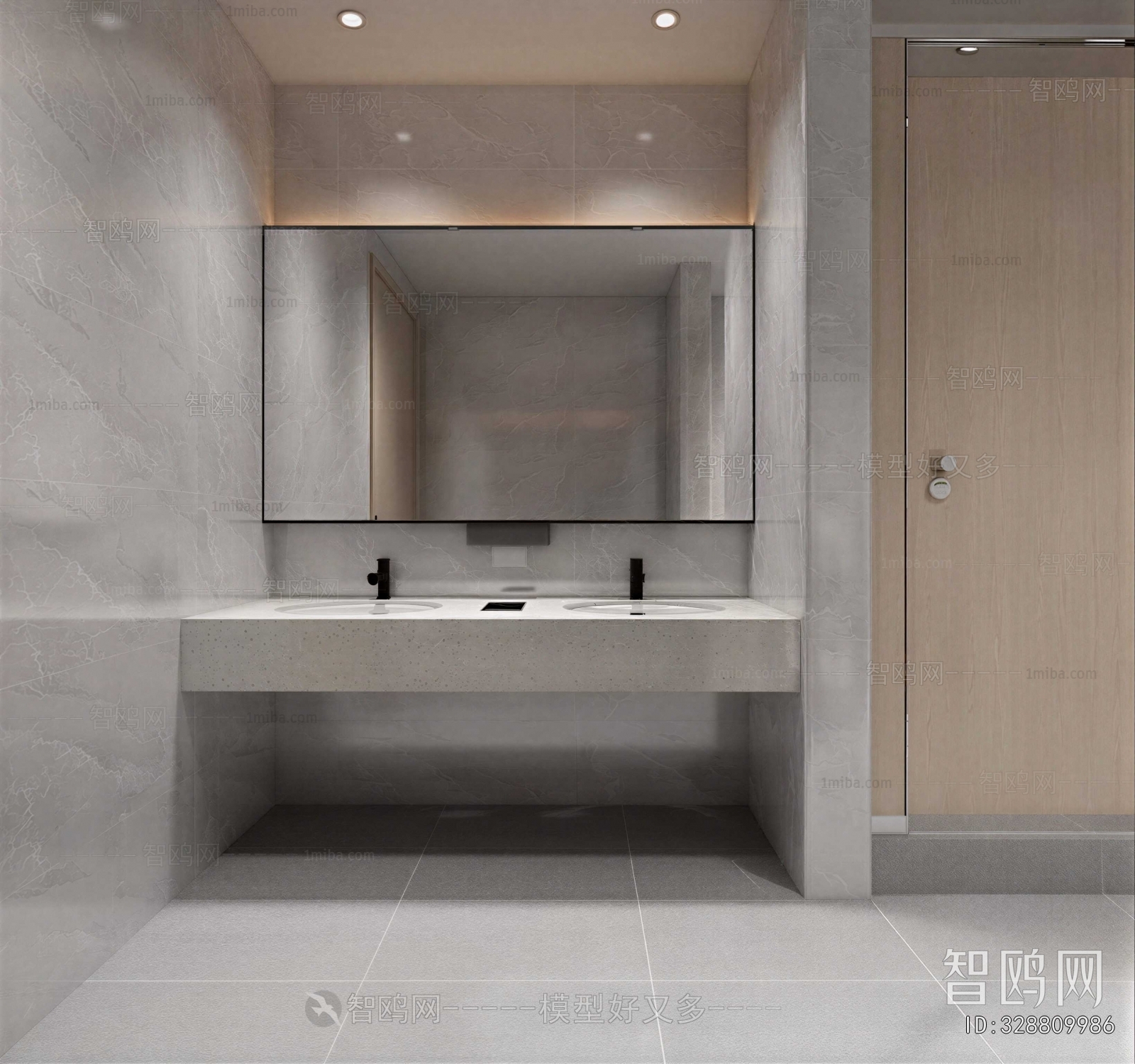 Modern Public Toilet