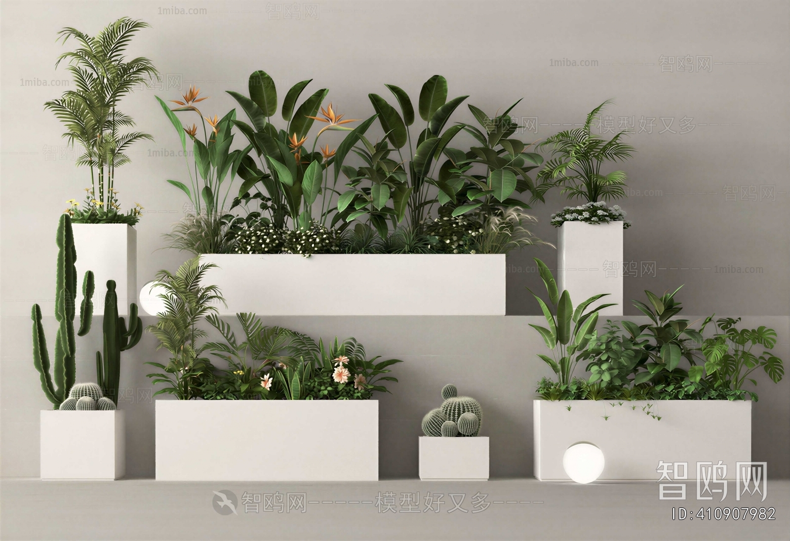 Modern Flower Bed, Flower Bowl, Flower Box
