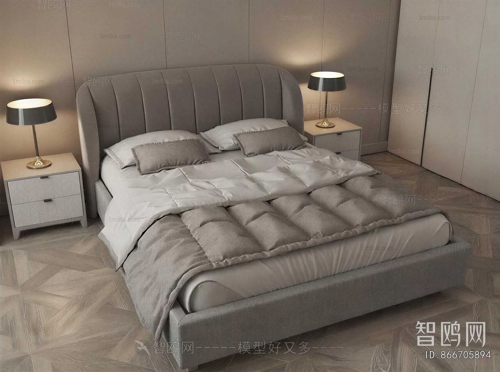 Modern Double Bed