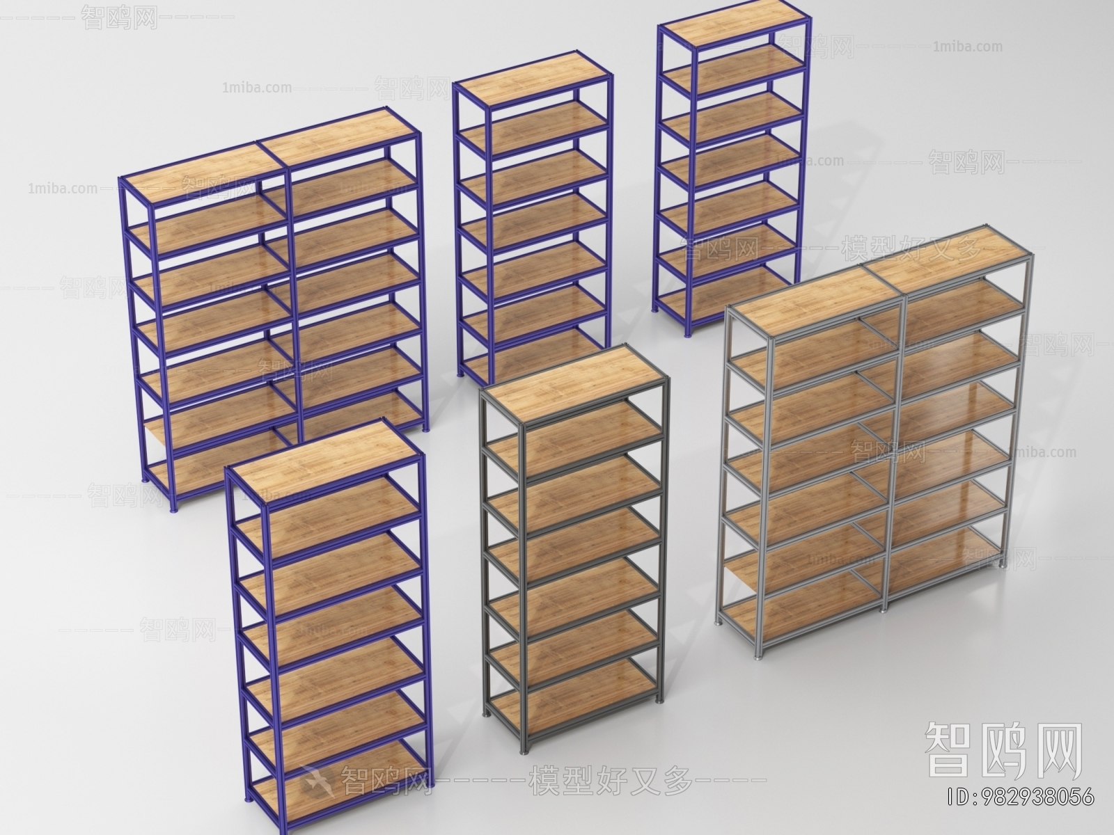 Modern Supermarket Shelf