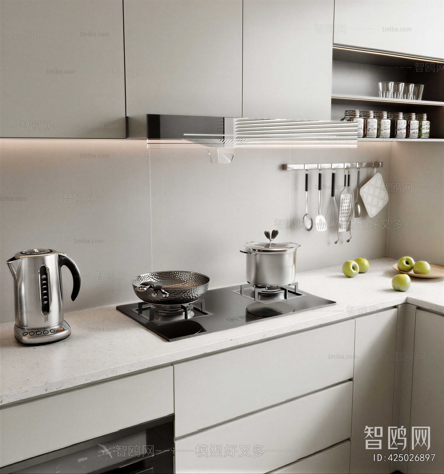 Modern Kitchen Electric Gas Range