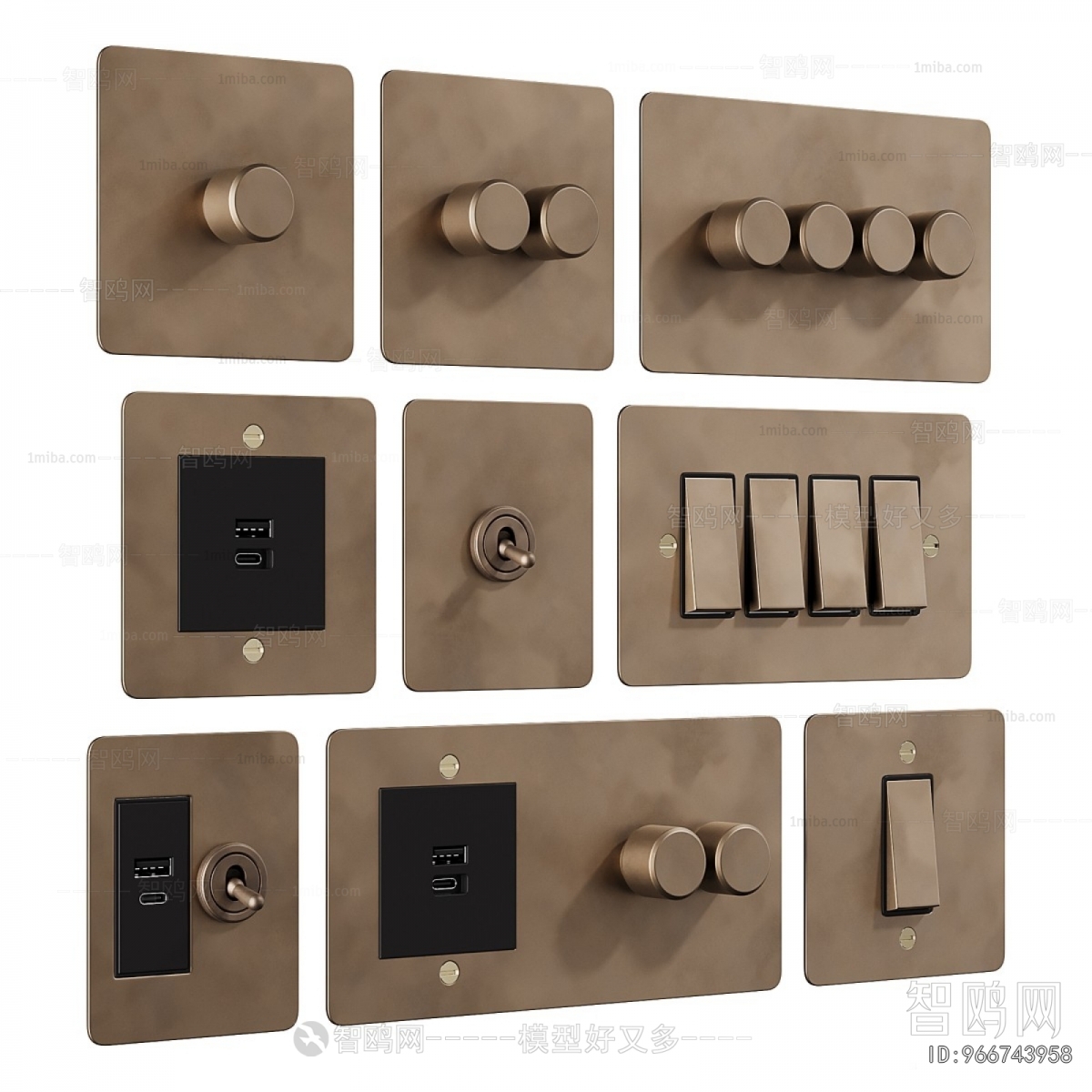 Modern Switch Socket Panel