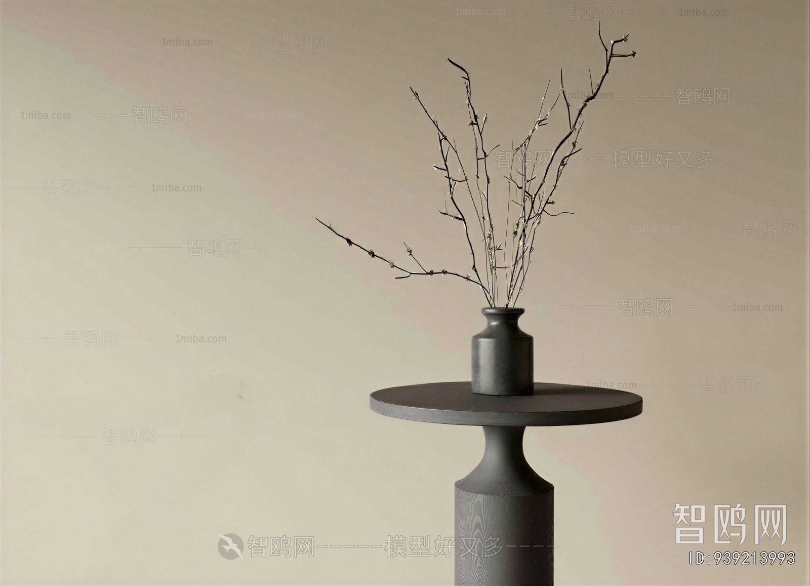 Wabi-sabi Style Dried Branch