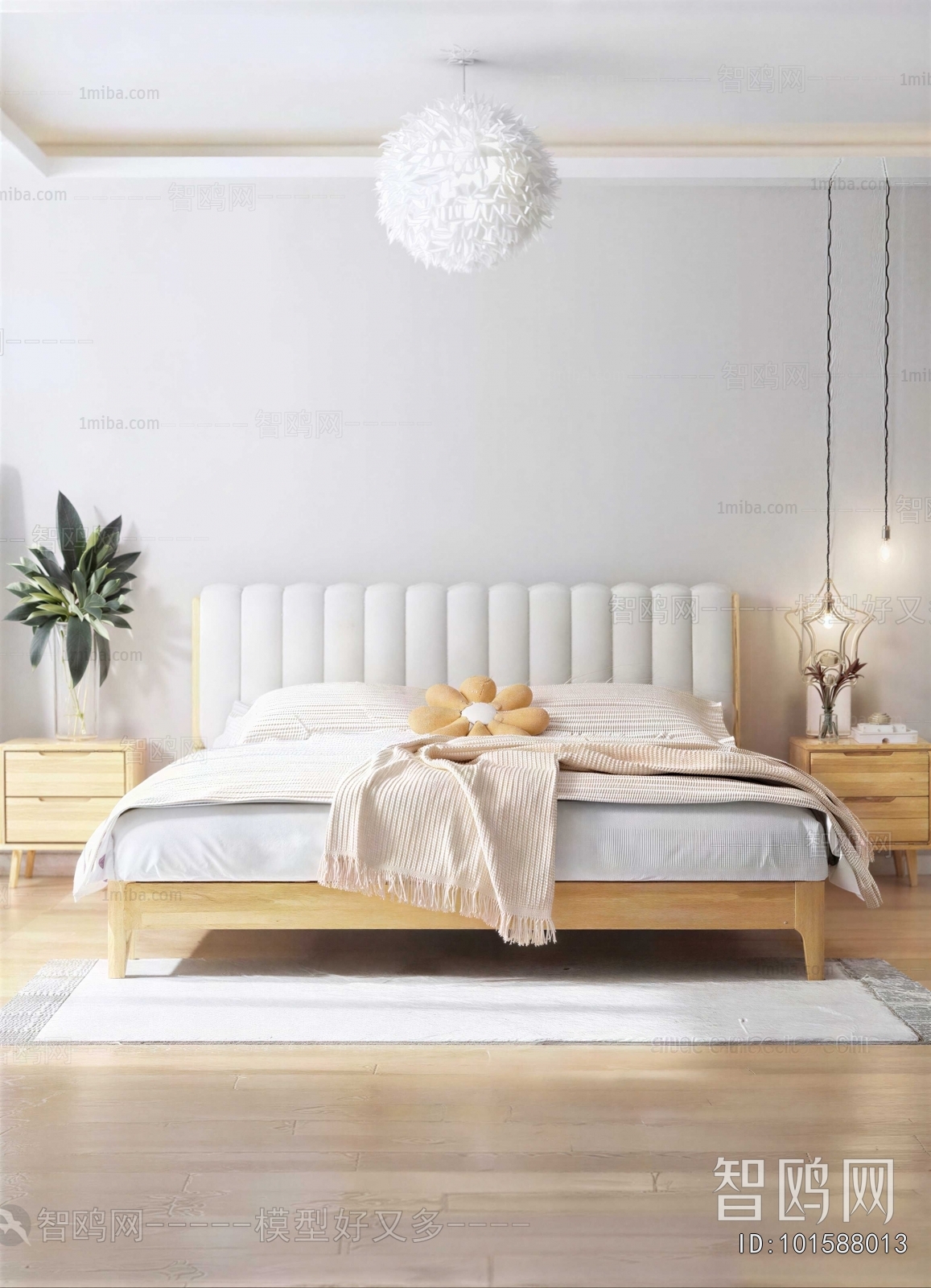 Nordic Style Double Bed