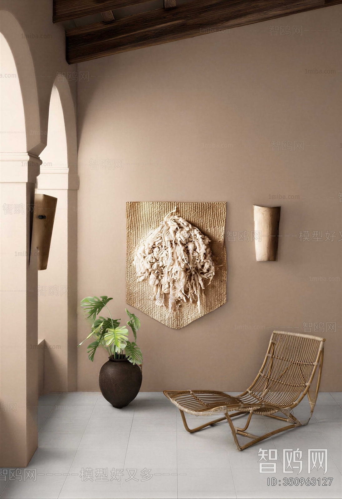 Wabi-sabi Style Wall Decoration