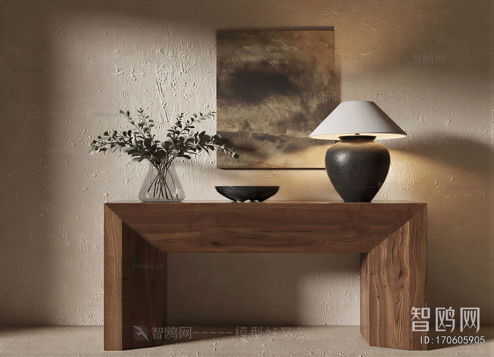 Wabi-sabi Style Console