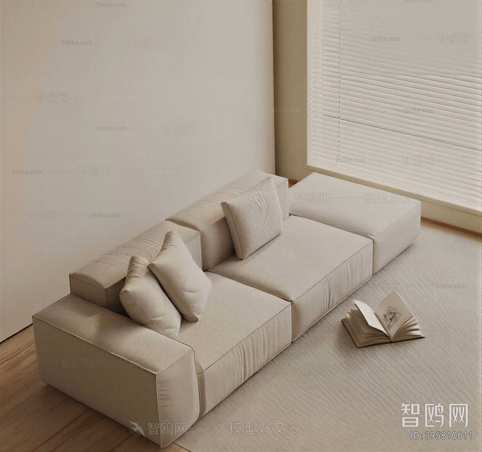 Modern Three-seat Sofa