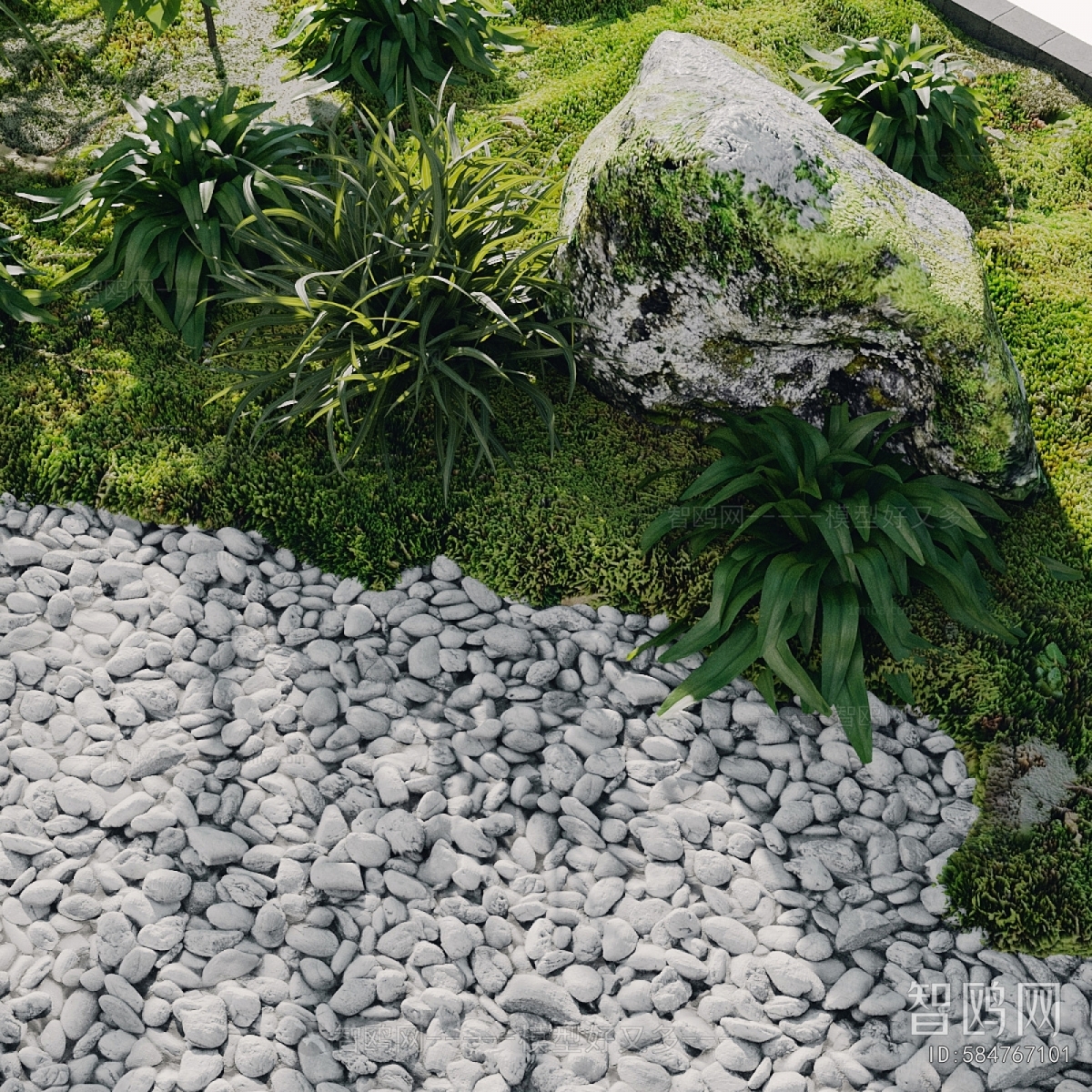 Modern Courtyard/landscape