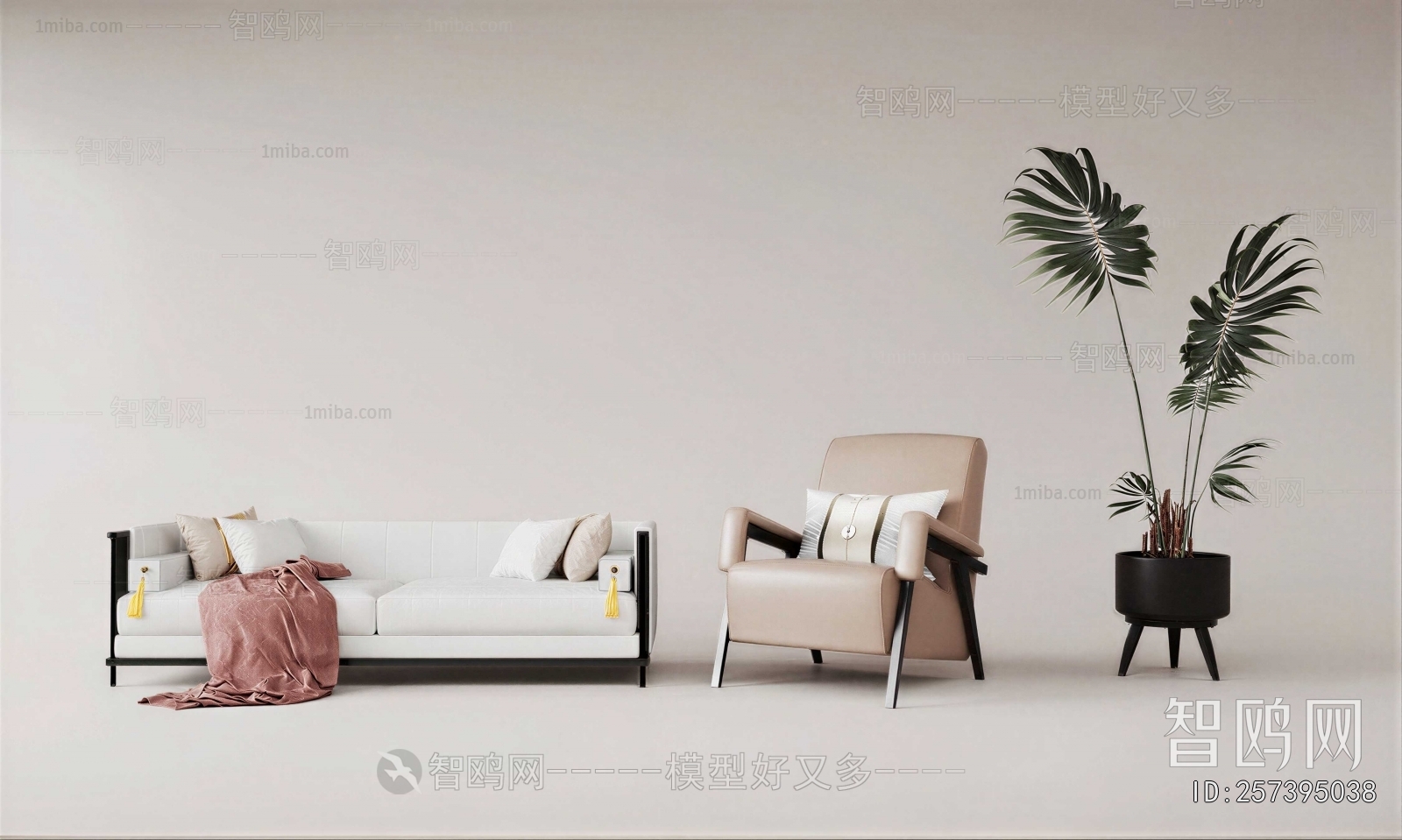 New Chinese Style A Sofa For Two